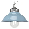 Image de Hanglamp aan ketting Porto Fino aluminium met blauw deksel