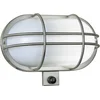 Image de KS Verlichting - wandlamp - Sonn - bewegingssensor - E27 - modern - RVS - melkglas