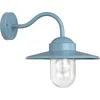 Image de KS Verlichting wandlamp - Dolce retro - Buitenlamp - E27 - Industrieel - Glas - Aluminium - Blauw