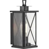 Image de KS Verlichting - wandlamp - winchester - zwart - buitenlamp - lantaarn - E27 - glas - aluminium