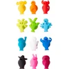 Image de Vacu Vin Glass Markers Party People   Set van 12 Glasmarkers   Herbruikbare Wijnglas Markeerders
