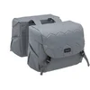 Image de New Looxs Quilted Mondi Joy Double Dubbele Fietstas - 38 liter - Grijs