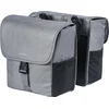 Image de Basil GO - Dubbele fietstas - Grijs - 32 Liter - Waterafstotend - Reflectiedetails