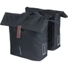 Image de Basil City - Dubbele Fietstas MIK - 28-32 Liter- Zwart - Waterafstotend - Reflectiedetails