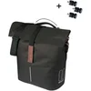 Image de Basil City - Fiets Shopper MIK Studs - 14-16L - Zwart - Waterafstotend - Reflectiedetails