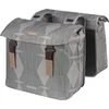 Image de Basil Elegance - Dubbele Fietstas - 40-49 Liter - Waterafstotend materiaal - Gerecycled PET polyester - Chateau Taupe