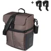 Image de Basil Move - Fietsschoudertas - MIK Hooks - 15L - Incl. regenhoes - Gerecycled materiaal - Bruin