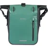Image de Basil Rivo - Enkele fietstas - 12-15 liter - MIK Hooks - Waterdicht - Reflectie details - Tarpaulin - groen