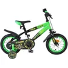 Image de Volare Strike Kinderfiets - Jongens - 12 inch - Zwart Groen