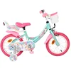 Image de Volare Unicorn Kinderfiets - Meisjes - 14 inch - Groen