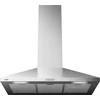 Image de ETNA AP491RVS - Schouwkap - 90 cm - RVS - Energielabel A+ - Druktoetsen - 2 LED spots - Geschikt voor recirculatie of afvoer naar buiten