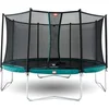 Image de BERG Favorit Regular 380 Trampoline Op Poten - Safety Net Comfort - AirFlow Springdoek - Groen