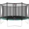 Image de BERG Favorit Regular 430 Trampoline Op Poten - Safety Net Comfort - AirFlow Springdoek - Groen
