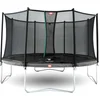 Image de BERG Favorit Regular 430 Trampoline Op Poten - Safety Net Comfort - AirFlow Springdoek - Grijs