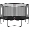 Image de BERG Favorit Regular 430 Trampoline Op Poten - Safety Net Comfort - AirFlow Springdoek - Zwart