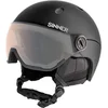 Image de Sinner Titan Visor Trans+ Skihelm Met Vizier 2023 | Orange Cat 1-3 | Matte Black | Maat: 52 - 54 cm