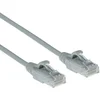 Image de ACT Grijze 3 meter LSZH U/UTP CAT6 datacenter slimline patchkabel snagless met RJ45 connectoren DC9003
