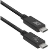 Image de ACT Gecertificeerde USB-C Kabel | 3.2 Gen1 | Aansluitkabel | C male - C male | 5Gbps | Zwart | 1 meter AC7401