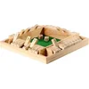 Image de Longfield - Shut the Box   4 Spelers   Rubberhouten Bak met Ingelegd Vilt   Massief Hout - Inclusief 8 Houten Dobbelstenen   Bordspel - Dobbelspel - Afmeting: 29 x 29 x 3,5 cm   Strategisch Familiespel   Traditioneel spel - Educatief spel
