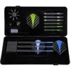 Image de Steeltip Darts Set   Compleet   Blackcoated   Dartpijlen   Inclusief Dartcase, Flights, Shafts & Accessoires   Longfield