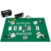 Image de Pokerset met kaarten, kleed en 200 chips (4 gram) in doos - Engelhart Games