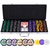Image de Pokerset in zilveren koffer, high stake 500 chips (14 gram) - Engelhart Games