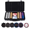 Image de Pokerset in zwarte koffer, 300 chips zonder waarde (14 gram) - Engelhart Games