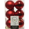 Image de Decoris  kerstballen - 12 stuks - Kunststof - 6cm