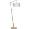 Image de GOOD&MOJO Vloerlamp Andes - Bamboe/Lichtgrijs - 72x47x176cm - Scandinavisch,Bohemian - Staande lampen voor Woonkamer - Slaapkamer