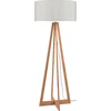 Image de GOOD&MOJO Vloerlamp Everest - Naturel/Bamboe - Ø60cm - Scandinavisch,Bohemian - Staande lampen voor Woonkamer - Slaapkamer