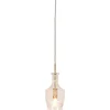 Image de it's about RoMi Hanglamp Brussels - Goud/Glas - Ø13cm - Modern,Luxe - Hanglampen Eetkamer, Slaapkamer, Woonkamer