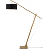 Image de GOOD&MOJO Vloerlamp Montblanc - Bamboe/Zwart - 175x47x207cm - Scandinavisch,Bohemian - Staande lampen voor Woonkamer - Slaapkamer