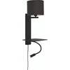 Image de it's about RoMi Wandlamp Florence - Zwart/Zwart - 24x22x52cm - Binnen Modern,Scandinavisch