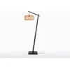 Image de GOOD&MOJO Vloerlamp Bromo - Bamboe Zwart/Naturel - 68x40x176cm - Scandinavisch,Bohemian - Staande lampen voor Woonkamer - Slaapkamer