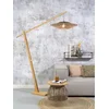 Image de GOOD&MOJO Vloerlamp Kalimantan - Bamboe - 175x60x207cm - Scandinavisch,Bohemian - Staande lampen voor Woonkamer - Slaapkamer