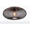 Image de GOOD&MOJO Plafonniere Cango - Bamboe Zwart - Ø60cm - Scandinavisch,Bohemian