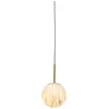 Image de it's about RoMi Hanglamp Carrara - Goud/Wit - Ø16cm - Modern,Luxe - Hanglampen Eetkamer, Slaapkamer, Woonkamer