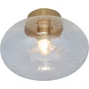 Image de it's about RoMi Plafonniere Brussels - Goud/Glas - Ø27cm - Modern,Luxe