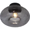 Image de it's about RoMi Plafonniere Brussels - Zwart/Antraciet - Ø27cm - Modern,Luxe