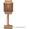 Image de GOOD&MOJO Tafellamp Bhutan - Bamboe - 22x22x45cm -