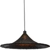 Image de GOOD&MOJO Hanglamp Borabora - Rotan Zwart - Ø70cm - - Hanglampen Eetkamer, Slaapkamer, Woonkamer