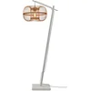 Image de GOOD&MOJO Vloerlamp Hokkaido - Bamboe Wit/Naturel - 55x38x150cm - - Staande lampen voor Woonkamer - Slaapkamer