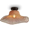 Image de GOOD&MOJO Plafonniere Ibiza - Bamboe - 50x50x15cm -