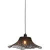 Image de GOOD&MOJO Hanglamp Ibiza - Bamboe Zwart - 50x50x15cm - - Hanglampen Eetkamer, Slaapkamer, Woonkamer
