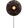 Image de GOOD&MOJO Wandlamp Iguazu - Jute Zwart - Ø40cm - Binnen