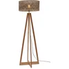 Image de GOOD&MOJO Vloerlamp Java - Bamboe/Zwart - 50x50x145cm - - Staande lampen voor Woonkamer - Slaapkamer
