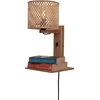 Image de GOOD&MOJO Wandlamp Java - Bamboe - 30x22x52cm - Binnen Modern