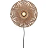 Image de GOOD&MOJO Wandlamp Kalimantan - Bamboe - Ø30cm - Binnen Modern