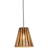 Image de GOOD&MOJO Hanglamp Merapi - Bamboe/Zwart - Ø30cm - Modern - Hanglampen Eetkamer, Slaapkamer, Woonkamer
