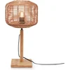 Image de GOOD&MOJO Tafellamp Tanami - Bamboe/Rotan - Ø25cm - Modern